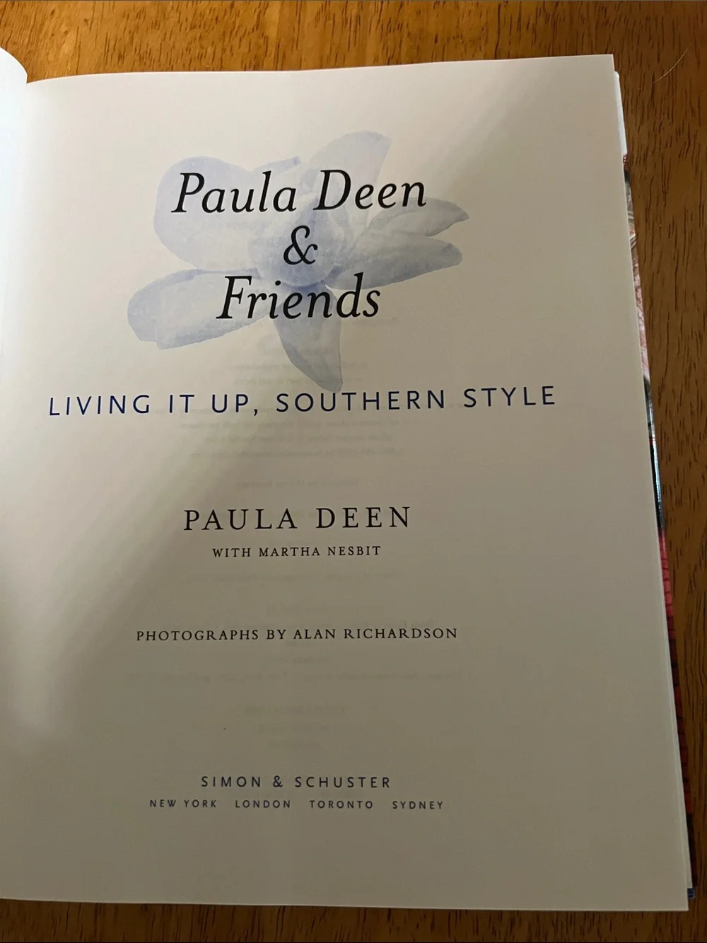 Paula Deen & Friends Cookbook — Cream Cover